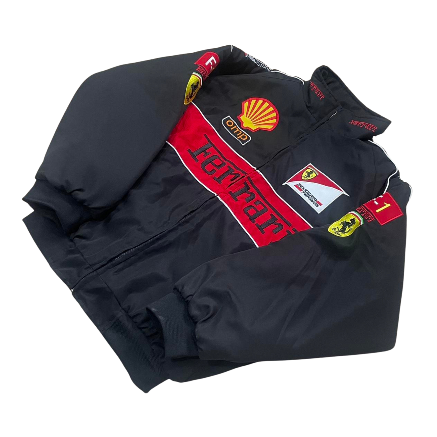 Unisex Black Ferrari Jacket