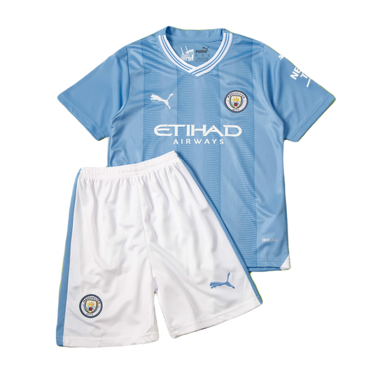 Manchester City 23/24 Kids Home Kit