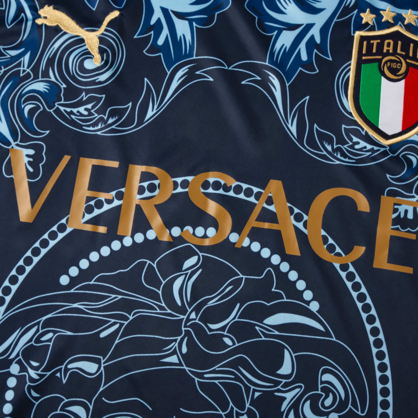 Italy 23/24 "Blue Versace" Jersey