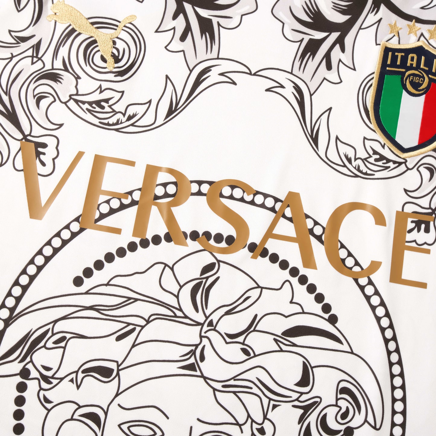 Italy 23/24 "White Versace" Jersey