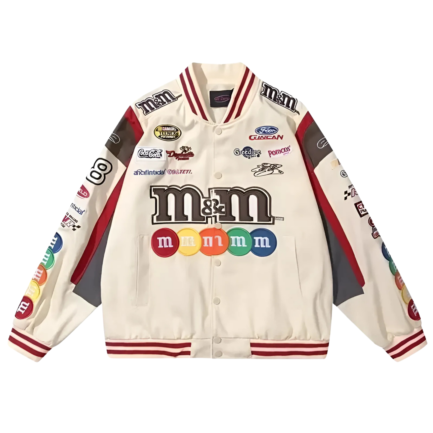 White M&M Racing Jacket