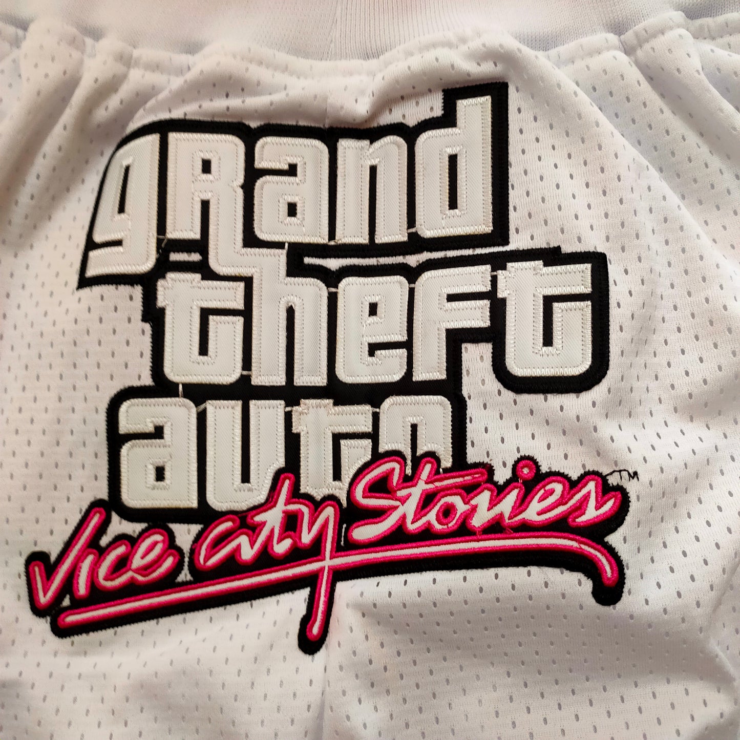 NBA x GTA "Vice City Stories" White Shorts