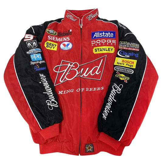 Red Budweiser Nascar Racing Jacket