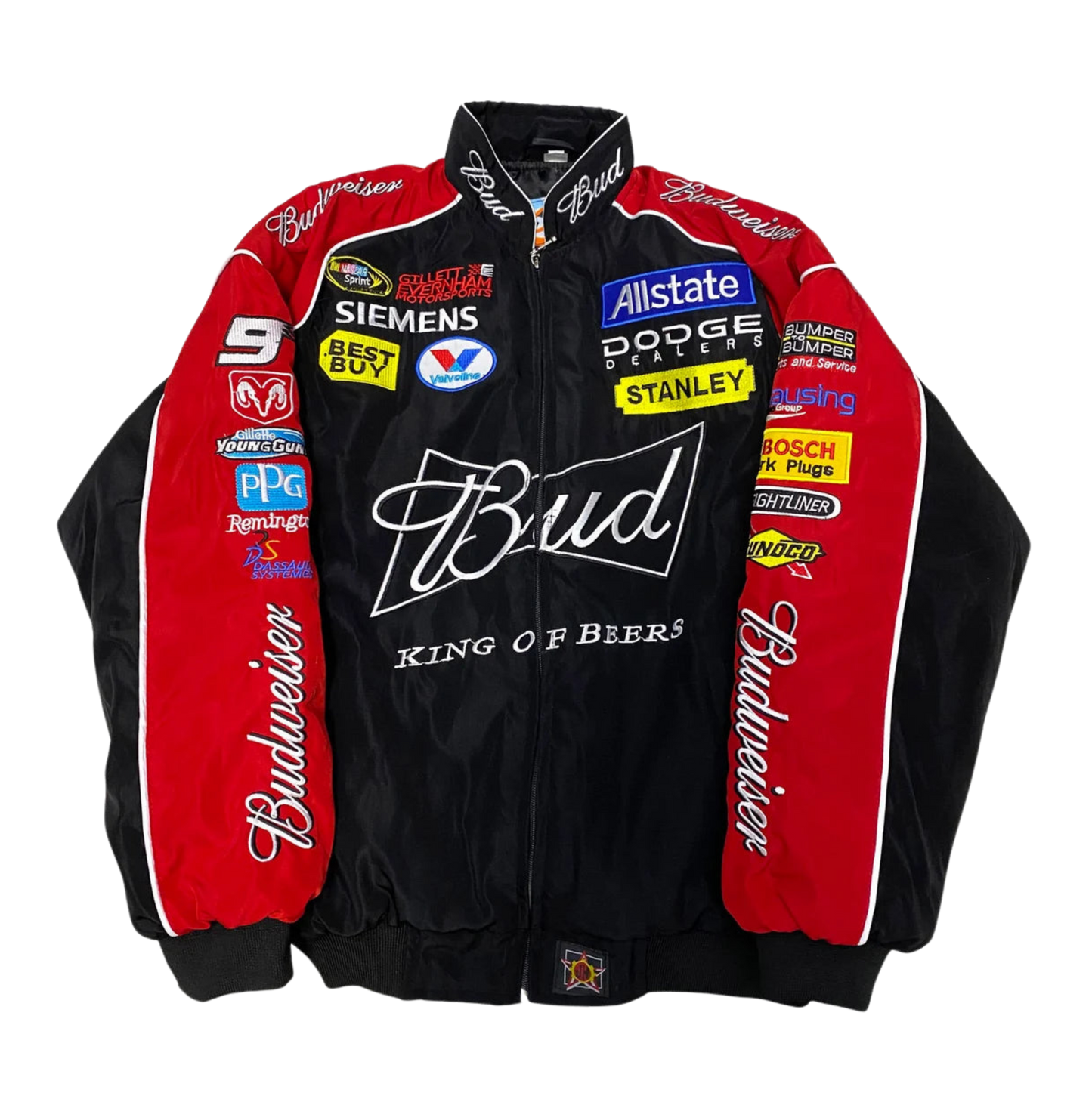 Red/Black Budweiser Nascar Racing Jacket