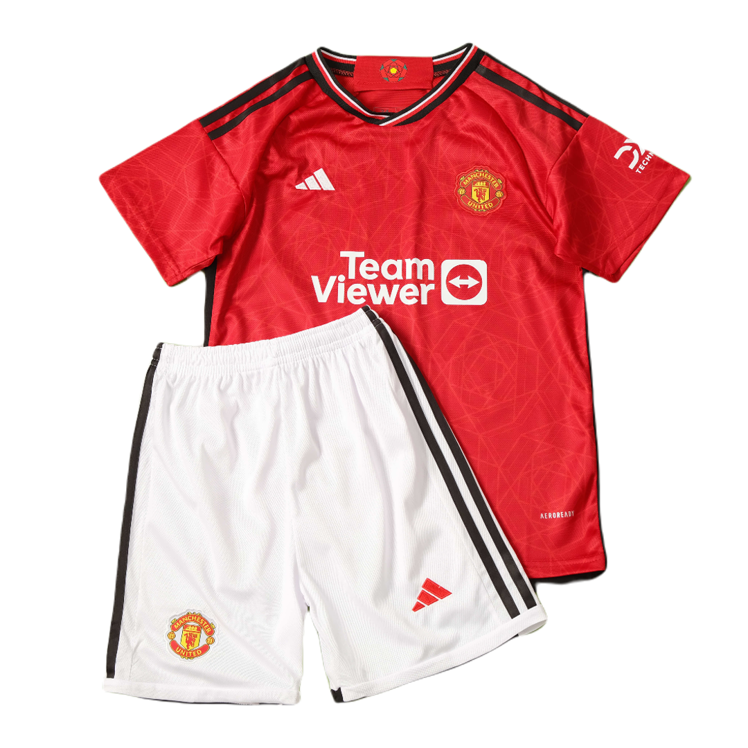 Manchester United 23/24 Kids Home Kit